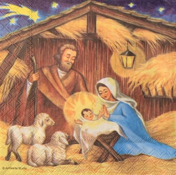 Serviette Holy Family (Heilige Familie)